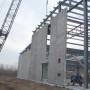 Lifting Wall Panel into position